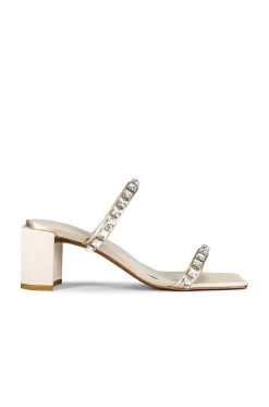 BY FAR Tanya Mule Beige
