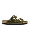 Birkenstock Arizona Big Buckle Sandal Green Olive Oiled Leather -Fashion Women's Clothing Store BIRR WZ142 V1