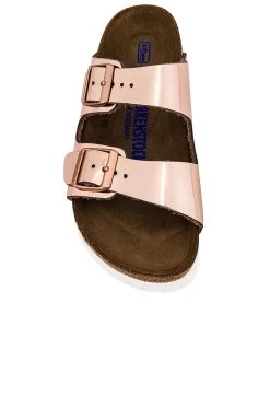 Birkenstock Arizona Soft Footbed Sandal Metallic Copper -Fashion Women's Clothing Store BIRR WZ33 V4