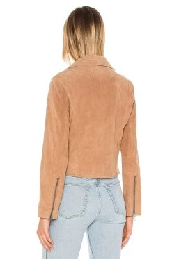 Suede Moto Jacket Act Natural 8 Suede Moto Jacket Act Natural -Fashion Women's Clothing Store BLAN WO184 V3