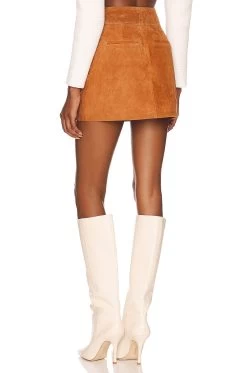 Front Button Mini Skirt French Toast -Fashion Women's Clothing Store BLAN WQ82 V3