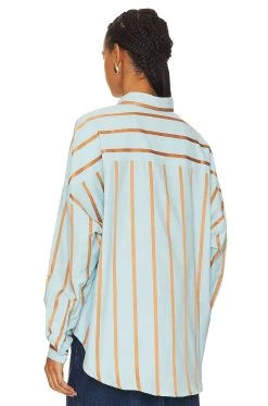 Fleur Shirt Blue -Fashion Women's Clothing Store BNCA WS35 V3