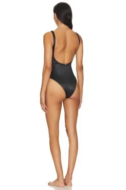 Cheryl One Piece Black Wet Rib 7 Cheryl One Piece Black Wet Rib -Fashion Women's Clothing Store BOAM WX128 V3