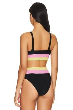 Mackenzie Top Pink Lemonade Colorblock -Fashion Women's Clothing Store BRIO WX1163 V3