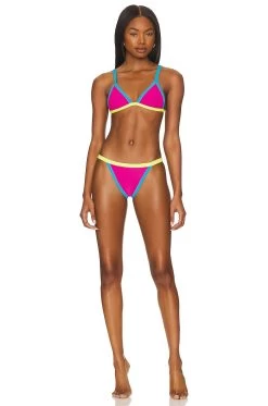 Becca Bikini Bottom Retro Brights Colorblock 9 Becca Bikini Bottom Retro Brights Colorblock -Fashion Women's Clothing Store BRIO WX1205 V4
