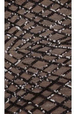 Lola Sheer Feather Gown Black -Fashion Women's Clothing Store BROR WD226 V5