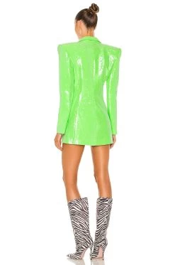 X REVOLVE Zizi Blazer Neon Yellow -Fashion Women's Clothing Store BROR WO4 V3