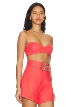 Cateye Bralette Coral -Fashion Women's Clothing Store BROR WS71 V2