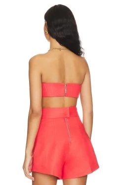 Cateye Bralette Coral -Fashion Women's Clothing Store BROR WS71 V3