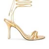 Leandra Heeled Sandal Gold Metallic -Fashion Women's Clothing Store BSUE WZ107 V1