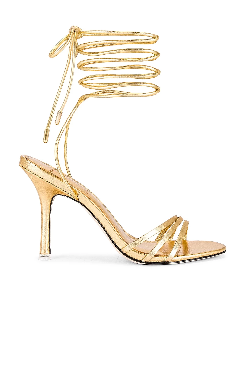 Leandra Heeled Sandal Gold Metallic 3 Leandra Heeled Sandal Gold Metallic