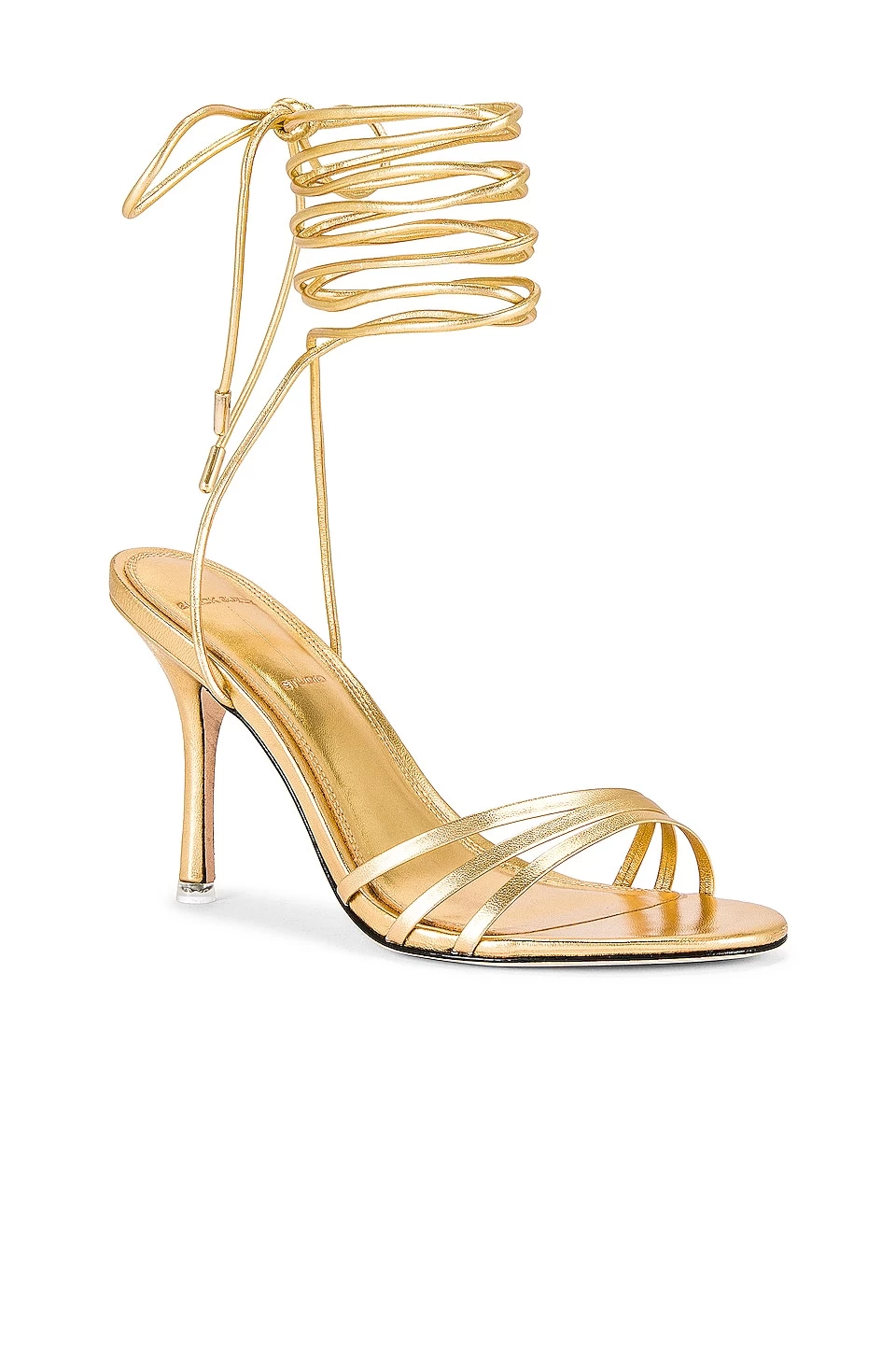 Leandra Heeled Sandal Gold Metallic 4 Leandra Heeled Sandal Gold Metallic - Image 2