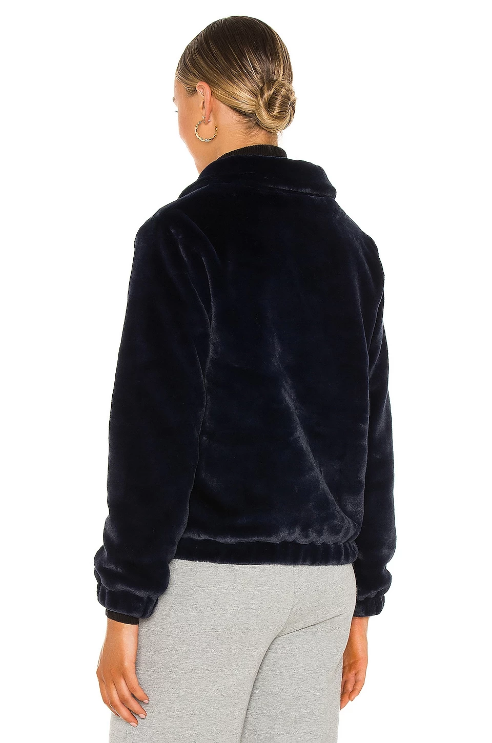 CHAQUETA PIEL SINTÉTICA ORLANDO Navy Blue 6 CHAQUETA PIEL SINTÉTICA ORLANDO Navy Blue - Image 4