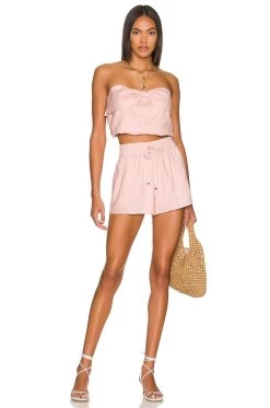 Jillian Linen Short Petal -Fashion Women's Clothing Store CAMN WF5 V4