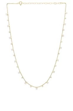 Crystal Dust Choker Gold