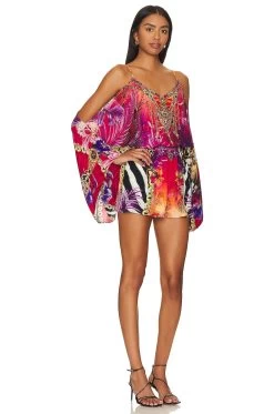 Camilla Drop Shoulder Playsuit WILD LOVING 7 Camilla Drop Shoulder Playsuit WILD LOVING -Fashion Women's Clothing Store CILL WR96 V2