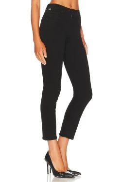 CITIZENS OF HUMANITY Jolene High Rise Vintage Slim Plush Black -Fashion Women's Clothing Store CITI WJ1724 V2