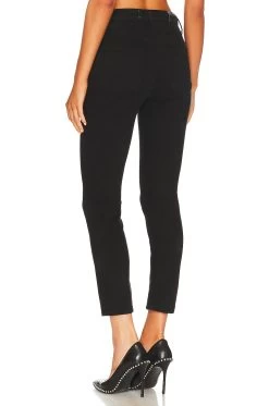 CITIZENS OF HUMANITY Jolene High Rise Vintage Slim Plush Black -Fashion Women's Clothing Store CITI WJ1724 V3