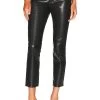 CITIZENS OF HUMANITY Jolene High Rise Vintage Slim Recycled Leather Black 1 CITIZENS OF HUMANITY Jolene High Rise Vintage Slim Recycled Leather Black -Fashion Women's Clothing Store CITI WP118 V1