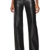 CITIZENS OF HUMANITY Leather Annina Trouser Black -Fashion Women's Clothing Store CITI WP125 V1