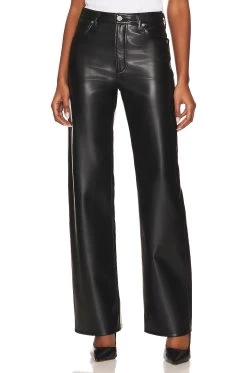CITIZENS OF HUMANITY Leather Annina Trouser Black
