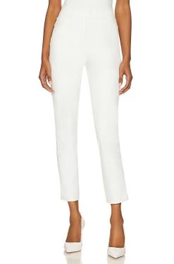 Commando Faux Leather Five Pocket Pant White -Fashion Women's Clothing Store CMAN WP103 V1 1