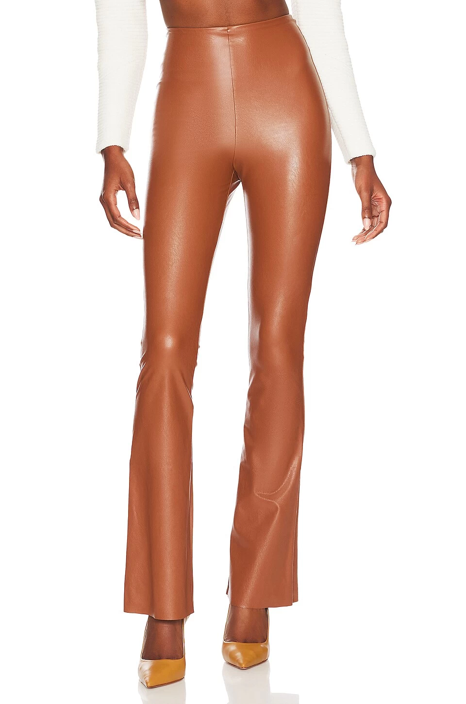 Commando Faux Leather Flare Legging Cadet 8 Commando Faux Leather Flare Legging Cadet - Image 6