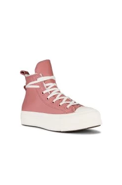 Converse Chuck Taylor All Star Lift Sneaker Rust Pink & Egret 10 Converse Chuck Taylor All Star Lift Sneaker Rust Pink & Egret -Fashion Women's Clothing Store CNVR WZ215 V2
