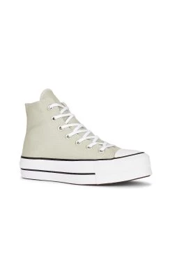 Converse Chuck Taylor All Star Lift Sneaker Summit Sage, White, & Black 9 Converse Chuck Taylor All Star Lift Sneaker Summit Sage, White, & Black -Fashion Women's Clothing Store CNVR WZ255 V2
