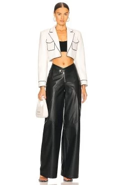 Asymmetric Waist Pant Black -Fashion Women's Clothing Store COCA WP3 V4