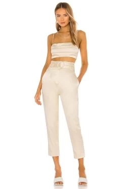 Camila Coelho Guadalupe Pant Vanilla -Fashion Women's Clothing Store COEL WP31 V4