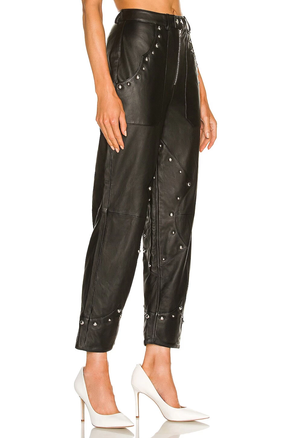 Camila Coelho Jackie Leather Pant Black 4 Camila Coelho Jackie Leather Pant Black - Image 2