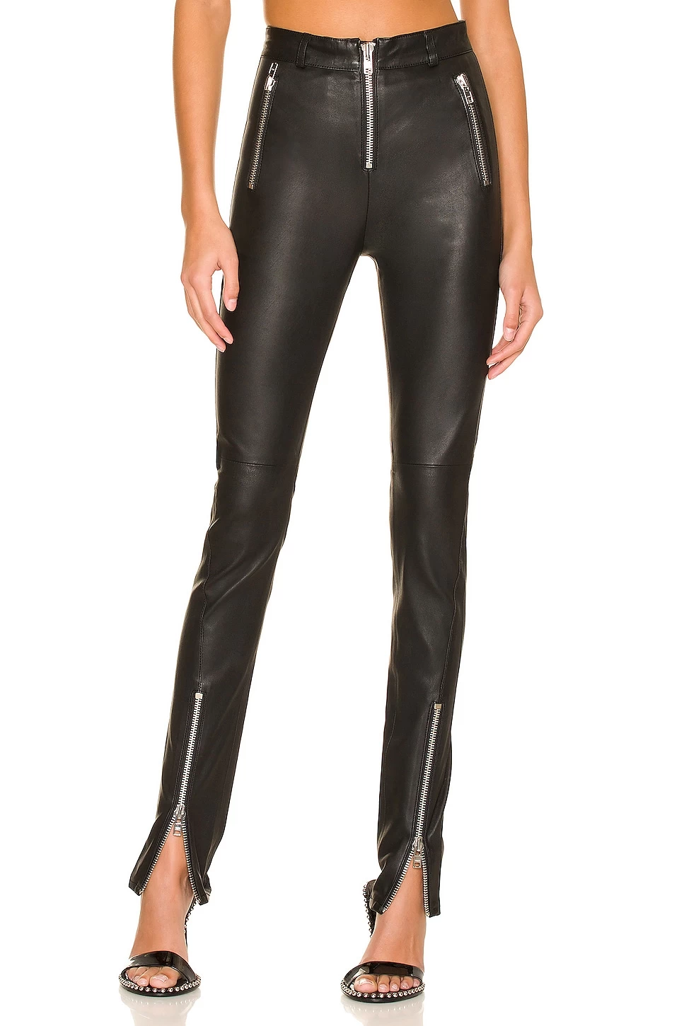 Camila Coelho Ashley Leather Pant Black 3 Camila Coelho Ashley Leather Pant Black