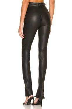 Camila Coelho Ashley Leather Pant Black 8 Camila Coelho Ashley Leather Pant Black -Fashion Women's Clothing Store COEL WP62 V3