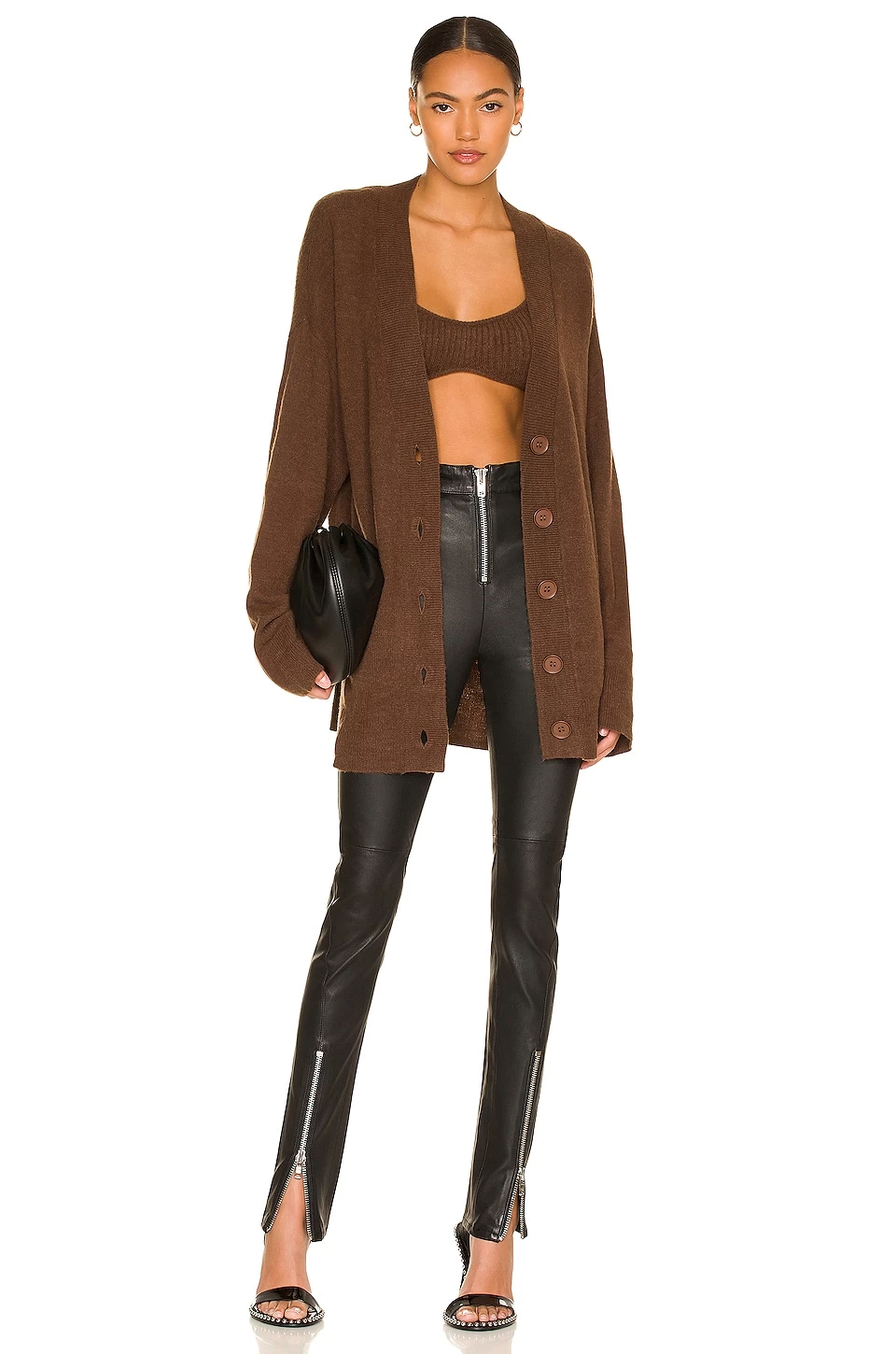 Camila Coelho Ashley Leather Pant Black 6 Camila Coelho Ashley Leather Pant Black - Image 4