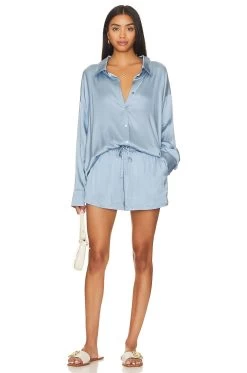 Rapollo Short Blue Grotto -Fashion Women's Clothing Store CSER WF40 V4