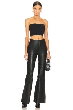 Kick Leather Pant Black 9 Kick Leather Pant Black -Fashion Women's Clothing Store DDWO WP1 V4