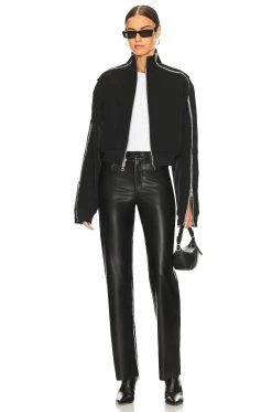 Phoenix Leather Pant Black -Fashion Women's Clothing Store DDWO WP2 V4