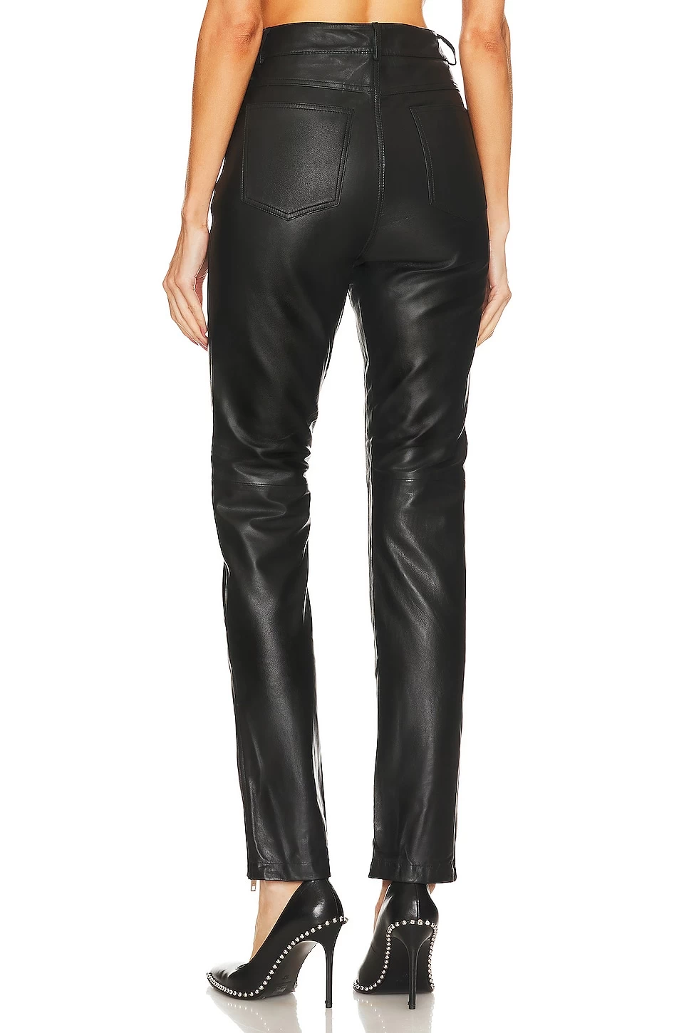Phoenix Zip Leather Pant Black 5 Phoenix Zip Leather Pant Black - Image 3