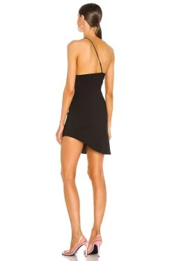 Asym Voxel Dress Black -Fashion Women's Clothing Store DGUI WD20 V3