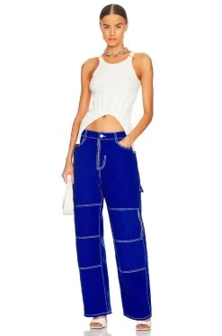 Dion Lee Denim Work Pant Blueprint -Fashion Women's Clothing Store DIOR WJ2 V4