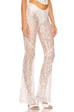Dion Lee Silicone Lace Pant Ivory -Fashion Women's Clothing Store DIOR WP19 V2