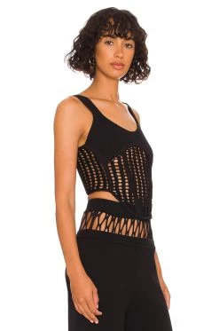 Dion Lee Net Crochet Top Black 7 Dion Lee Net Crochet Top Black -Fashion Women's Clothing Store DIOR WS75 V2