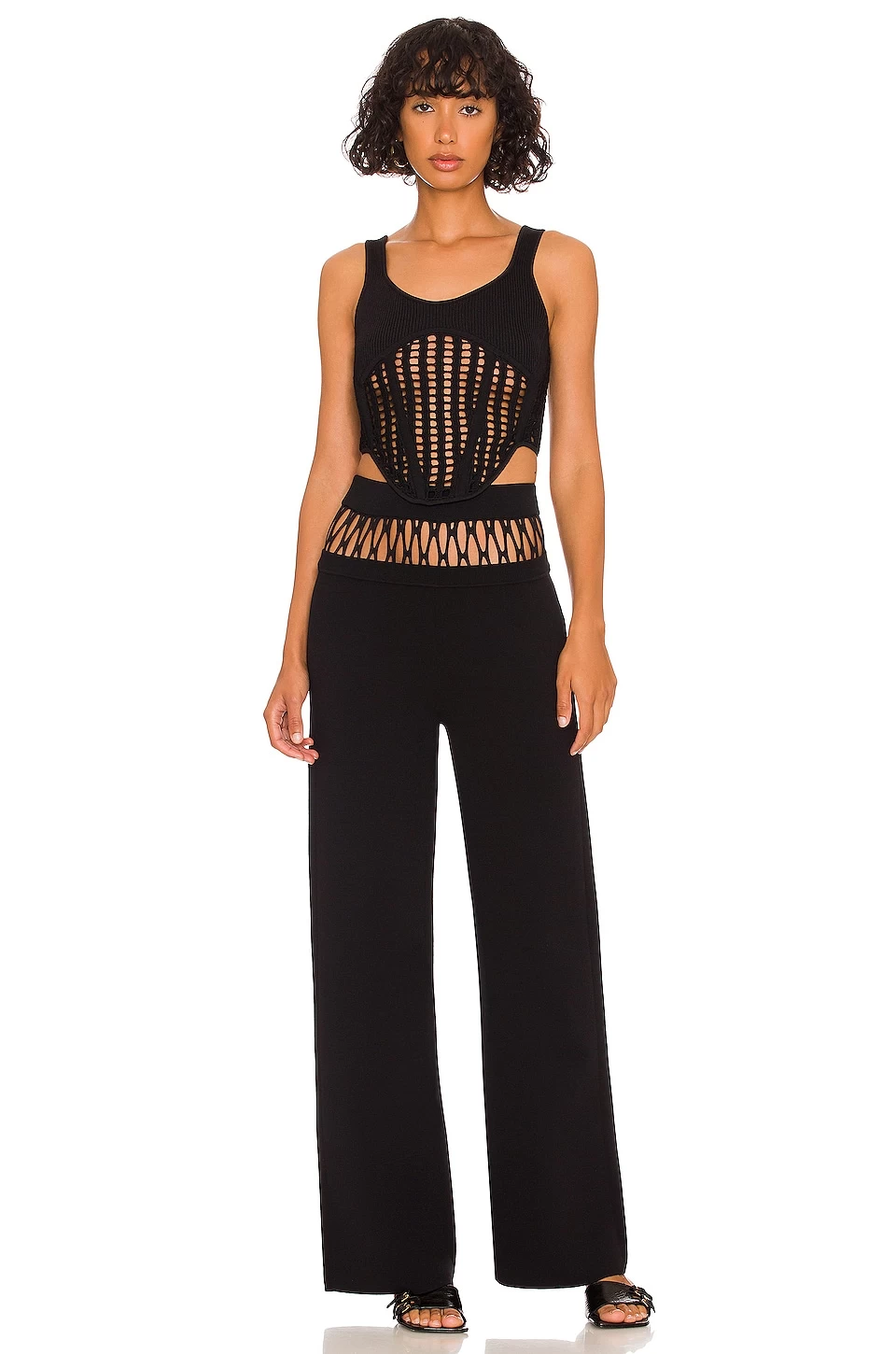 Dion Lee Net Crochet Top Black 6 Dion Lee Net Crochet Top Black - Image 4