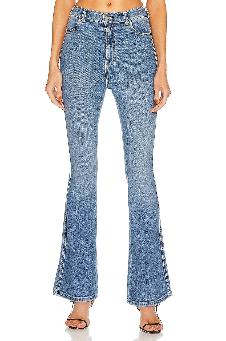 Dr. Denim Moxy Flare Cape Sky Blue 3 Dr. Denim Moxy Flare Cape Sky Blue