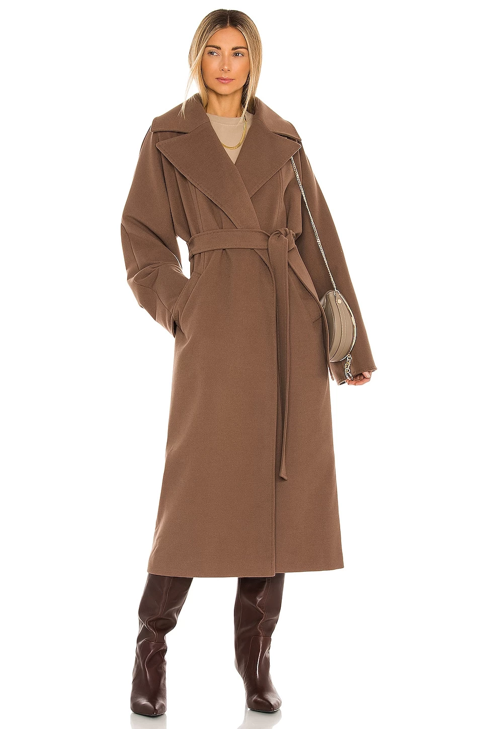 The Jacintha Coat Brown 4 The Jacintha Coat Brown - Image 2