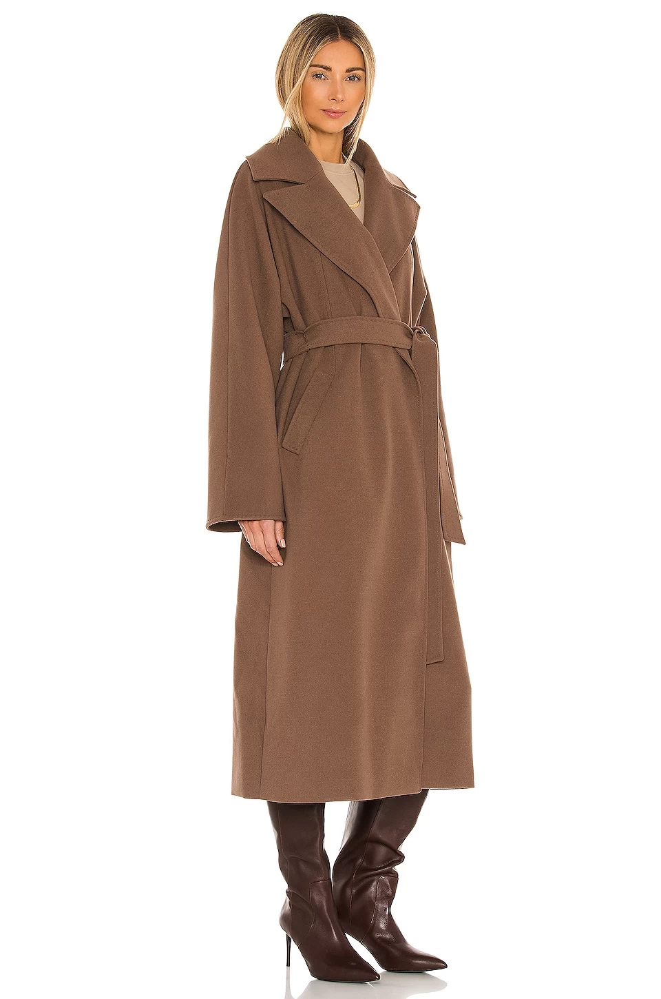 The Jacintha Coat Brown 5 The Jacintha Coat Brown - Image 3