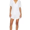 Eberjey Gisele Relaxed Short PJ Set White -Fashion Women's Clothing Store EBER WI1303 V1
