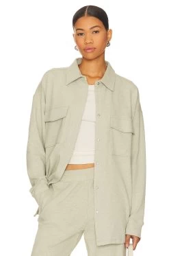 Eberjey Luxe Shacket Botanical Zen Green