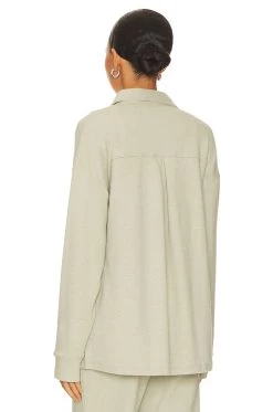 Eberjey Luxe Shacket Botanical Zen Green 10 Eberjey Luxe Shacket Botanical Zen Green -Fashion Women's Clothing Store EBER WO5 V4